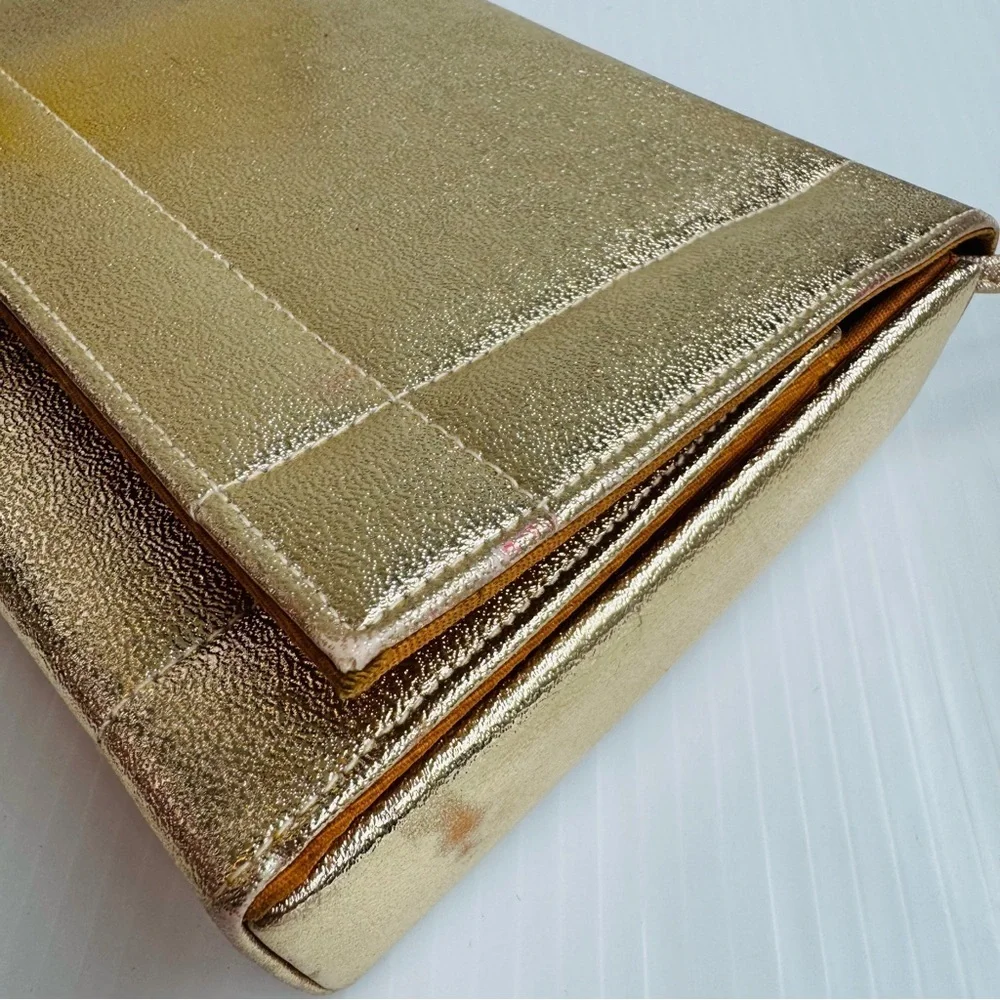 Vintage Elegant Gold Women's Shoulder bag purse